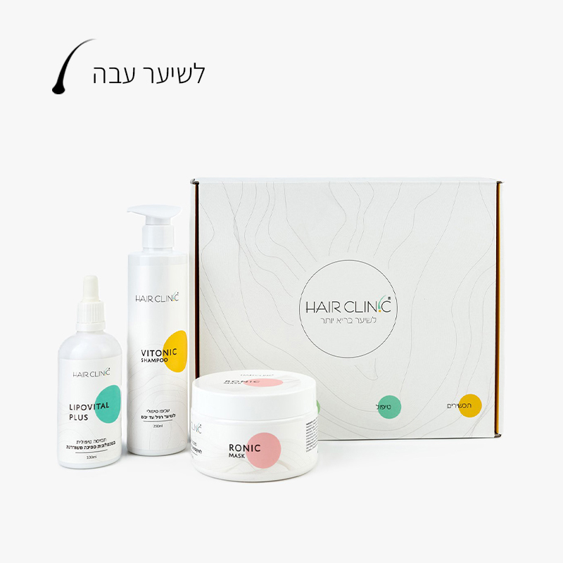 ערכה לנשירה ודילול נשים שיער עבה